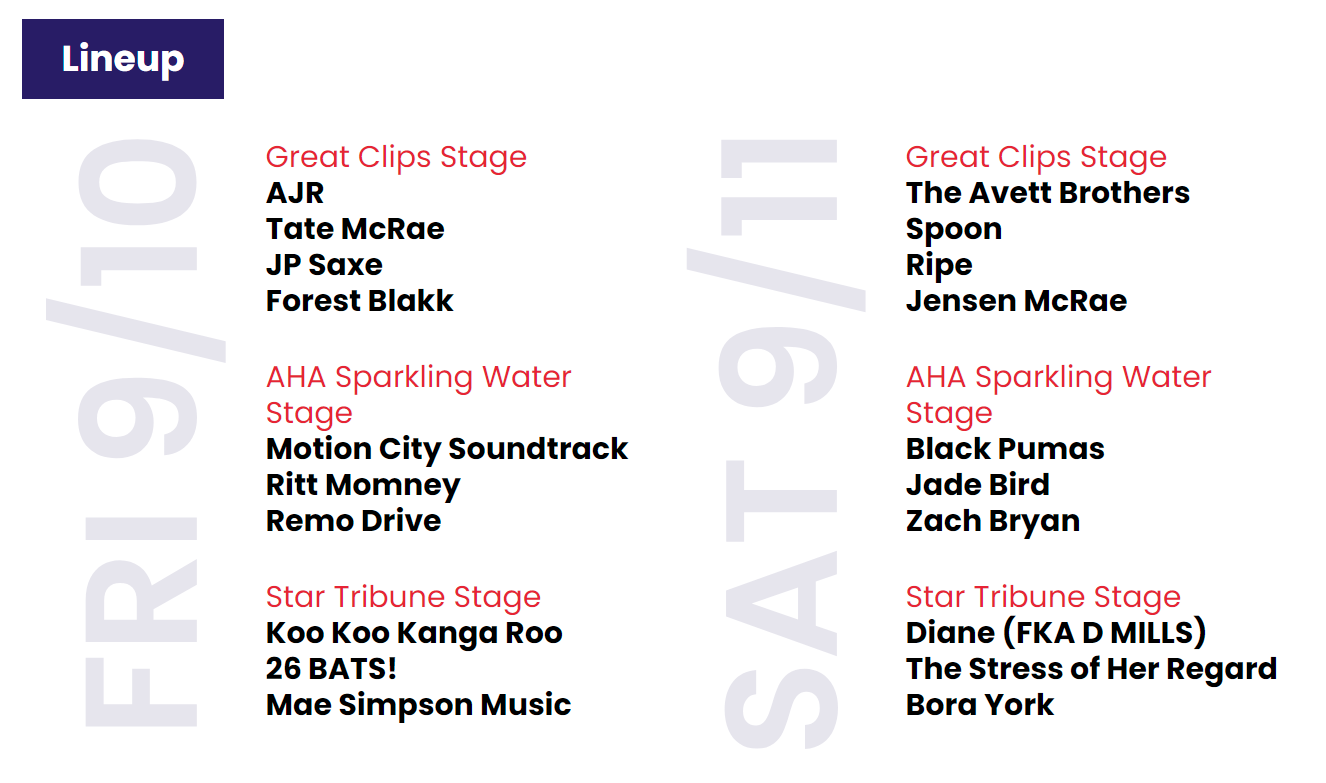 Basilica Block Party line up