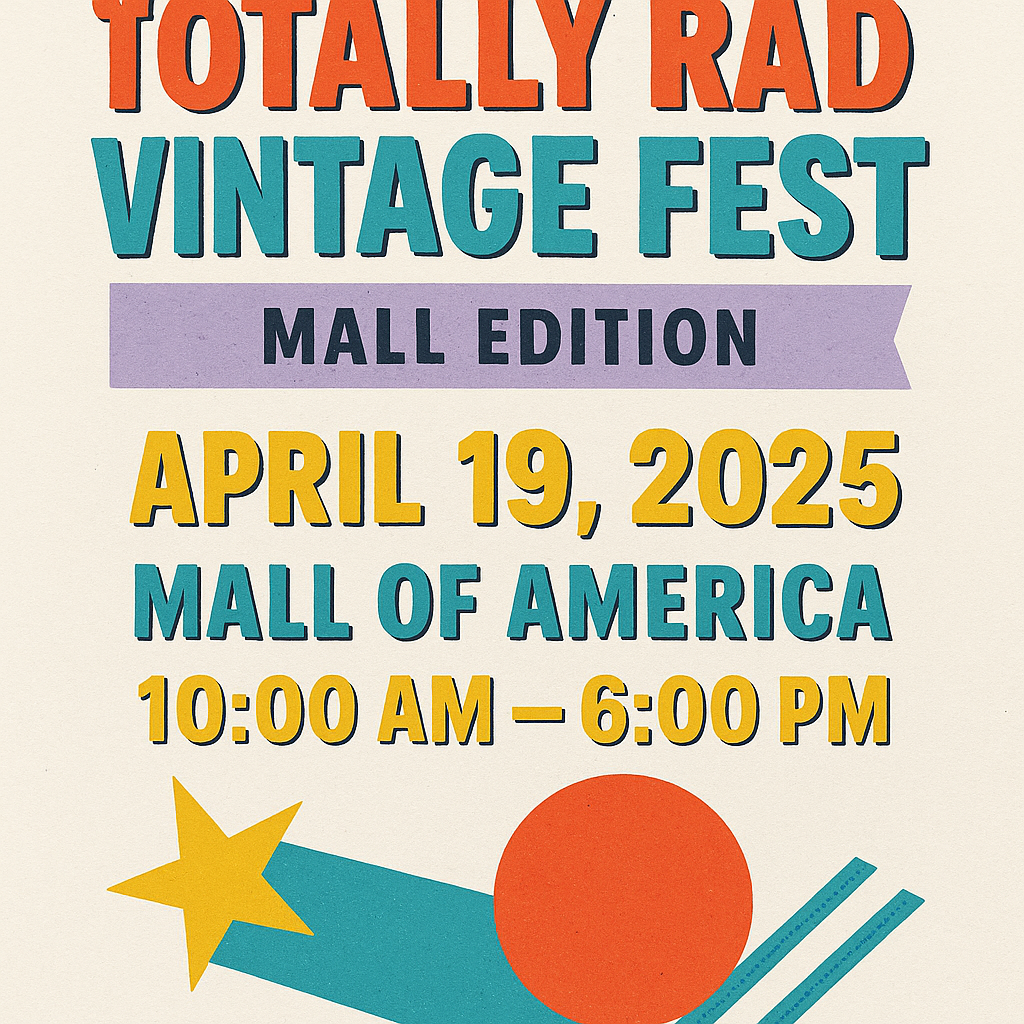 Totally Rad Vintage Fest Mall Edition on April 19 2025 - MOA 10-6