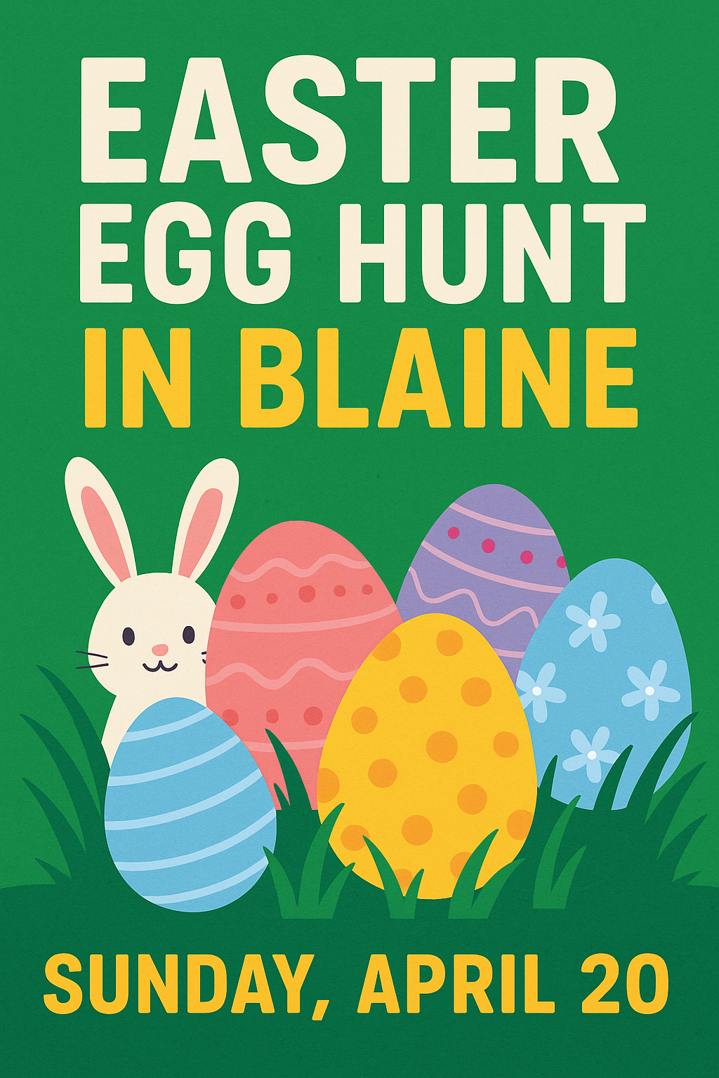 easter egg hunt in blaine