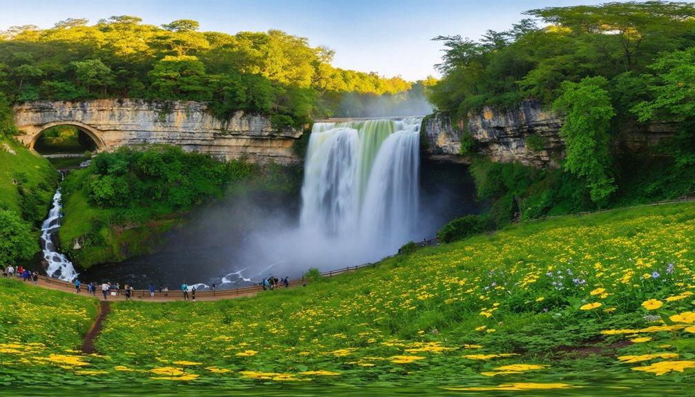 breathtaking waterfall and trails