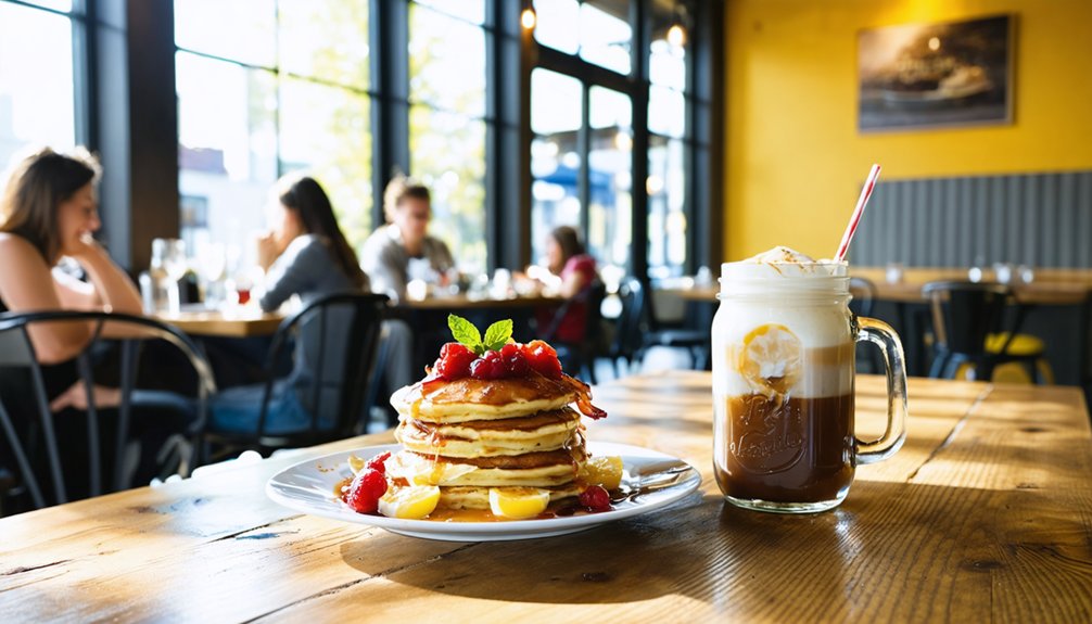 cozy brunch with locally sourced ingredients