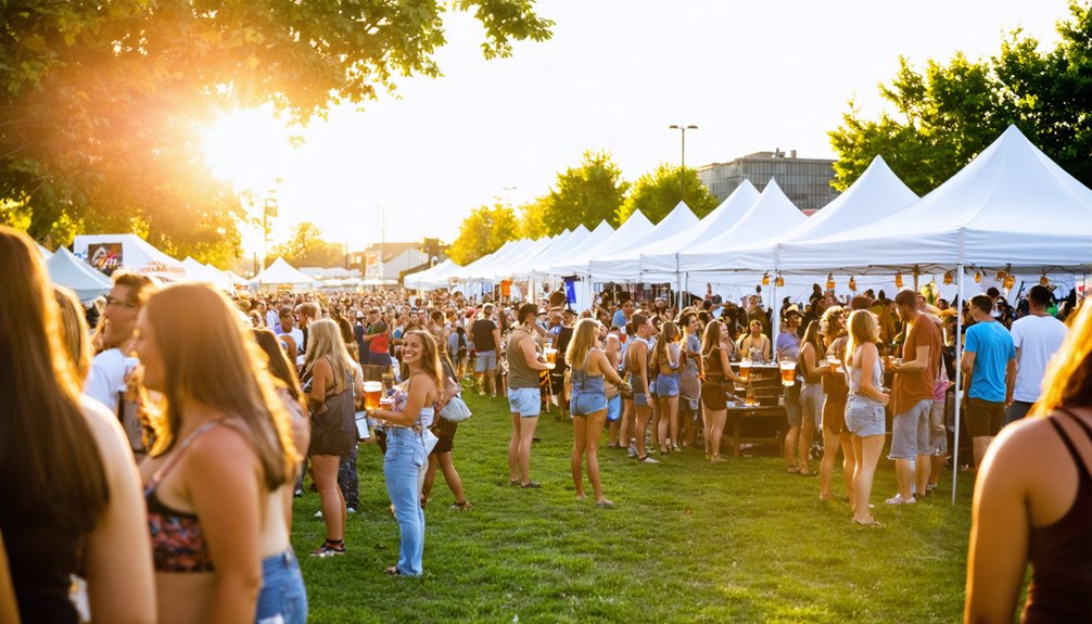 craft beer and food