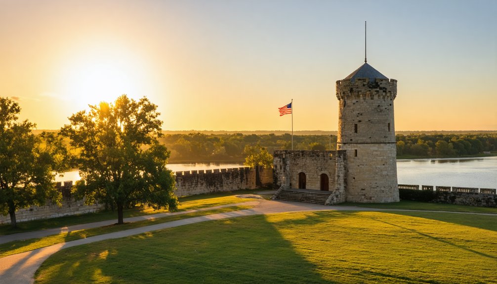 historic fort with views