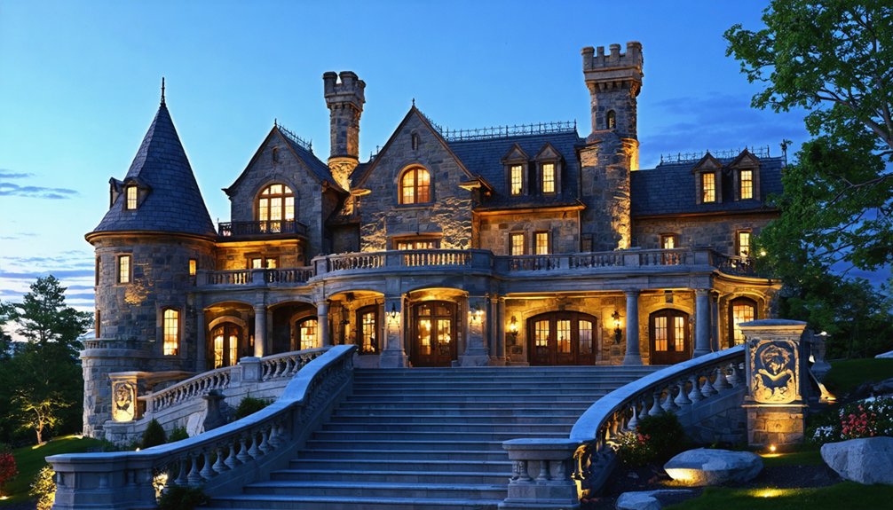 historic mansion with gardens