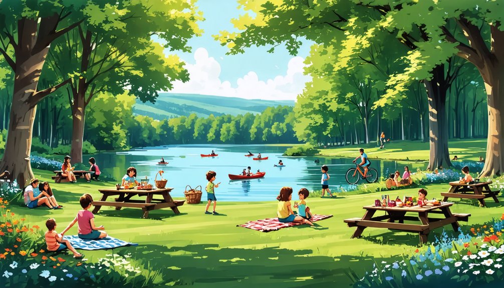 picnic paradise in nature