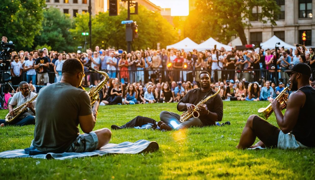 vibrant jazz festival experience
