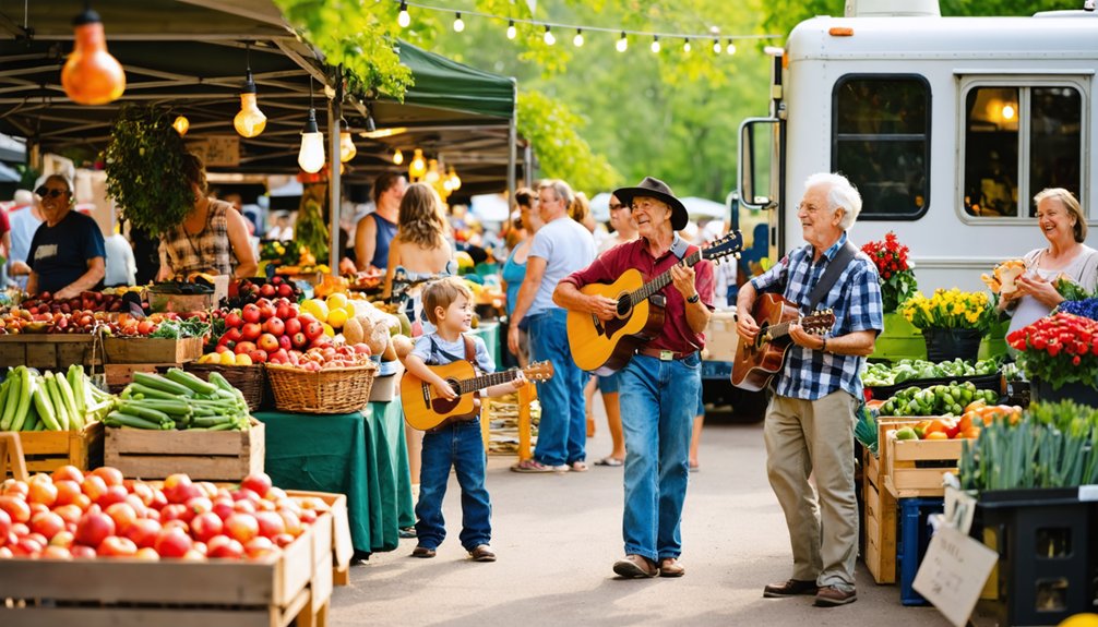 vibrant local farmers markets