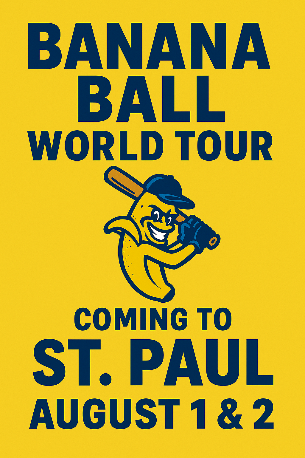 banana ball world tour in st paul