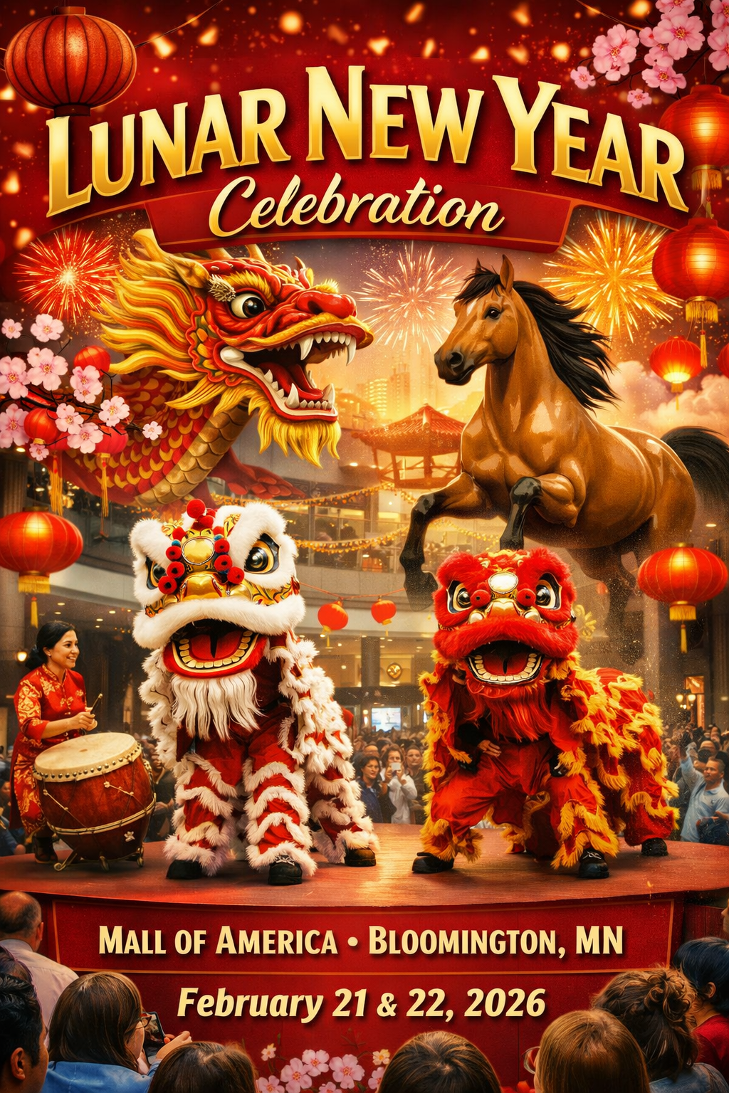 Lunar New Year Celebration at Mall of America 2026