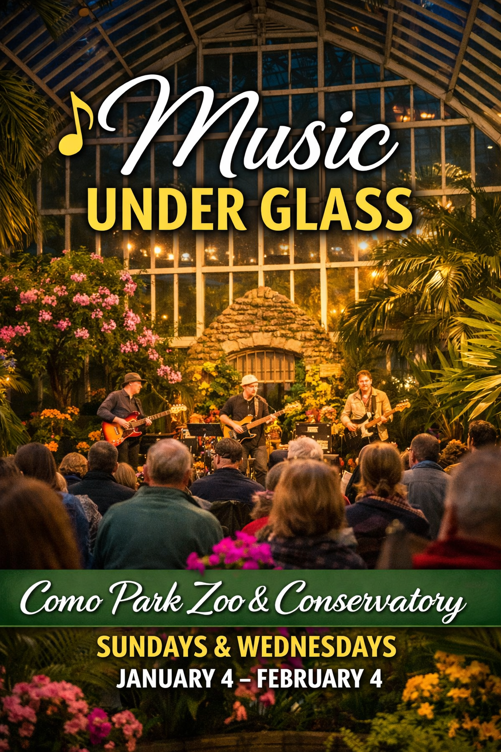 Music Under Glass Como Park Zoo and Conservatory