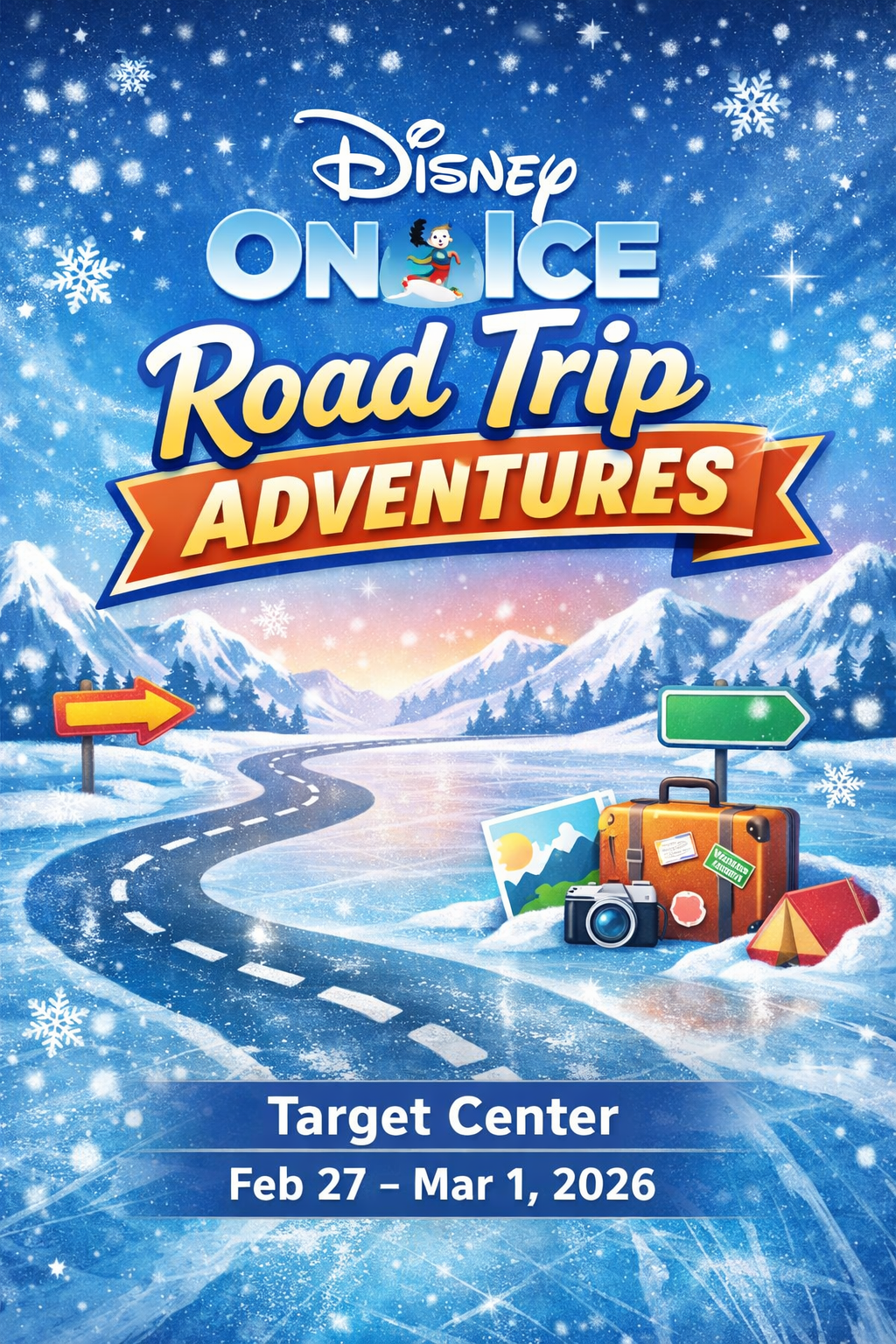 Disney On Ice Road Trip Adventures at Target Center